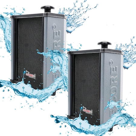 5 Core 2 Pcs Indoor Outdoor PA Horn Speaker Waterproof Long Range Trumpet Horn 24 Inch TH 24 2PCS